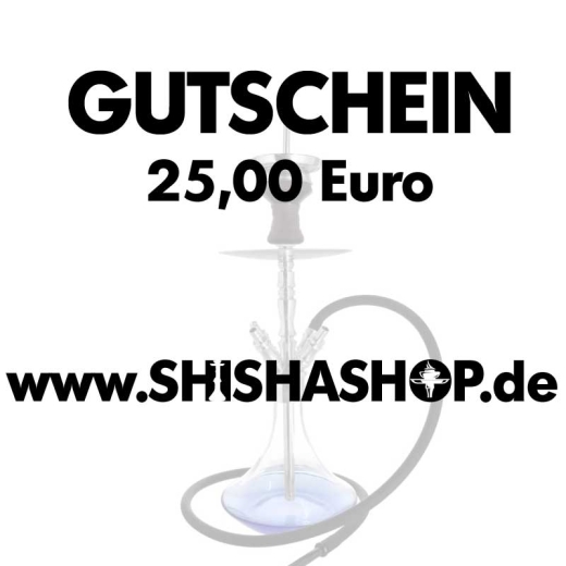 25,00€ Gutschein für ShishaShop.de